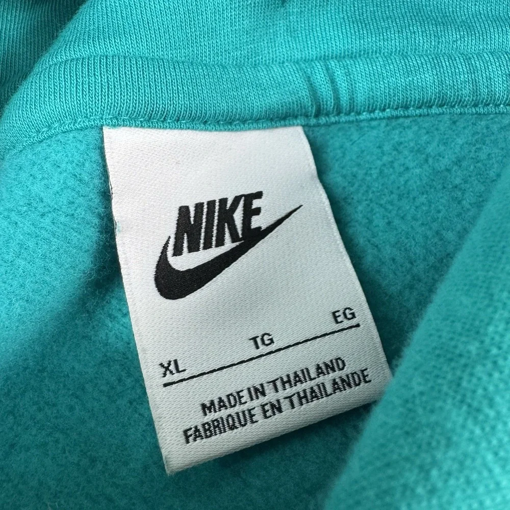 Nike NFL Miami Dolphins Aqua Blue Full-Zip Oversized Boxy Hoodie Mens Sz XL EUC